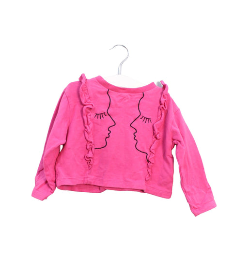 A Pink Long Sleeve Tops from Vivetta in size 2T for girl. (Front View)