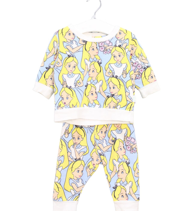 A Blue Pyjama Sets from Peter Alexander in size 3-6M for girl. (Front View)