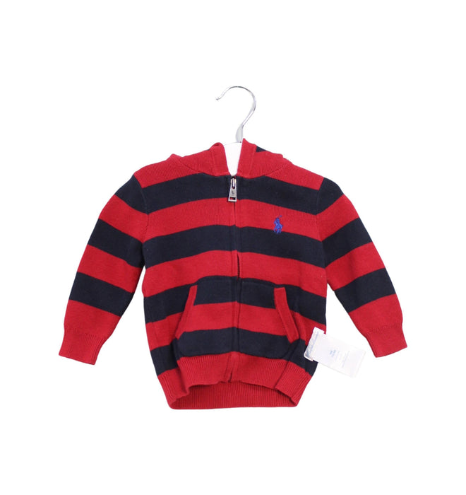 A Red Knit Sweaters from Ralph Lauren in size 6-12M for boy. (Front View)