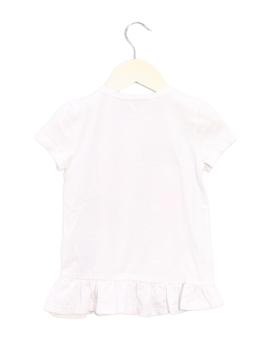 A White Short Sleeve T Shirts from Guess in size 4T for girl. (Back View)