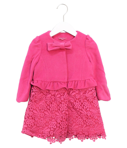 A Pink Coats from Nicholas & Bears in size 2T for girl. (Front View)