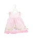 A Pink Sleeveless Dresses from Dave & Bella in size 5T for girl. (Front View)