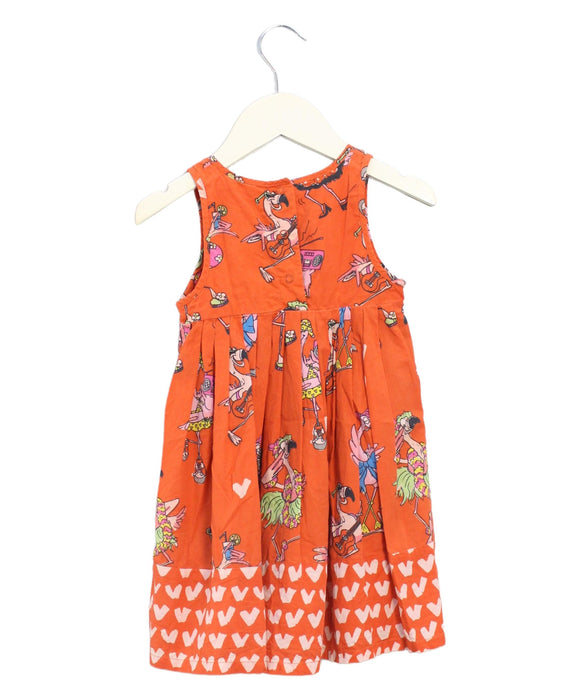 A Orange Sleeveless Dresses from Stella McCartney in size 18-24M for girl. (Back View)