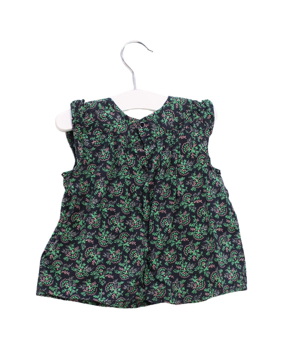 A Navy Sleeveless Tops from Bonpoint in size 12-18M for girl. (Back View)