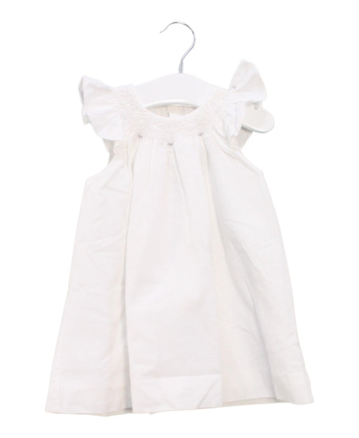 A White Sleeveless Dresses from Jacadi in size 12-18M for girl. (Front View)