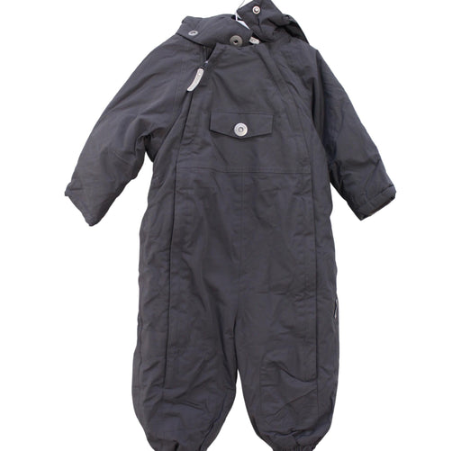 A Grey Snowsuits from Mini A Ture in size 6-12M for neutral. (Front View)