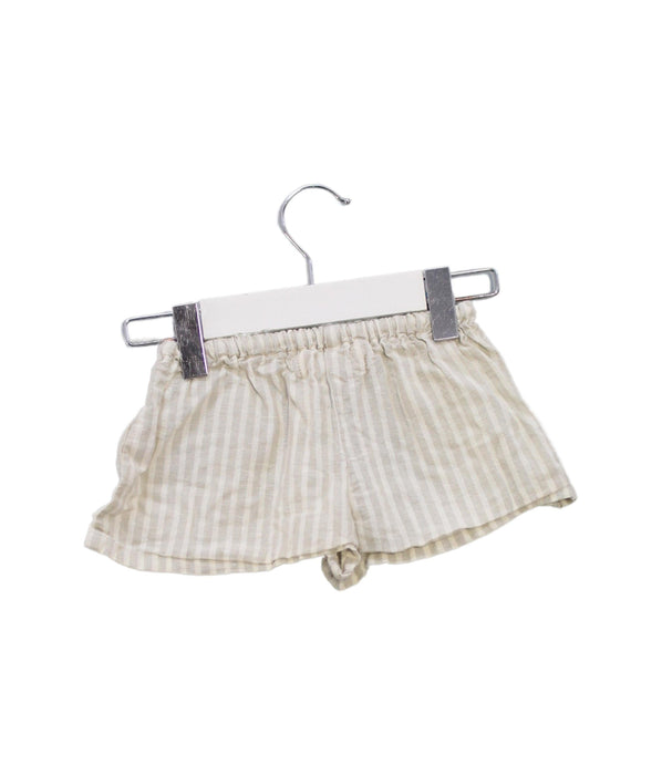 A Beige Shorts from Illoura The Label in size 6-12M for girl. (Back View)
