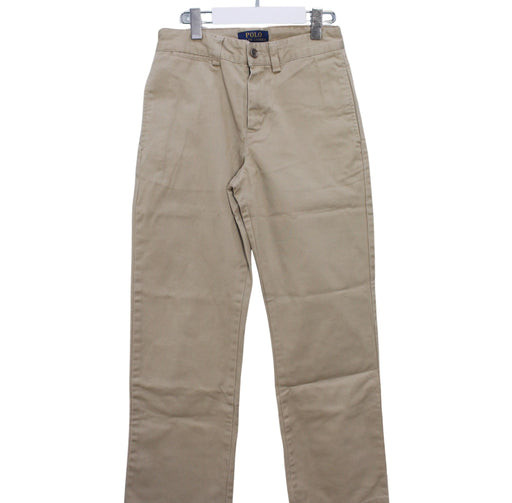 A Beige Casual Pants from Polo Ralph Lauren in size 10Y for boy. (Front View)