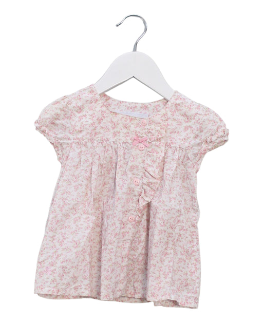 A Pink Short Sleeve Dresses from Tartine et Chocolat in size 18-24M for girl. (Front View)