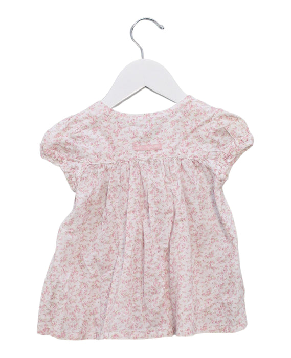 A Pink Short Sleeve Dresses from Tartine et Chocolat in size 18-24M for girl. (Back View)