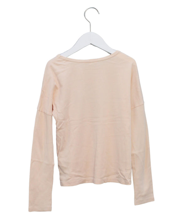 A Pink Long Sleeve Tops from Chloe in size 10Y for girl. (Back View)