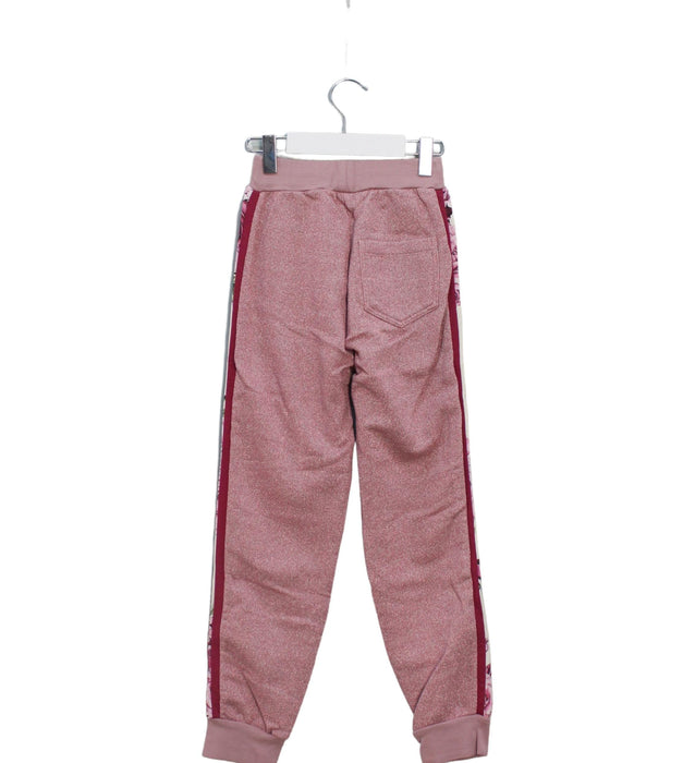 A Pink Sweatpants from Monnalisa in size 8Y for girl. (Back View)