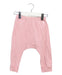 A Pink Casual Pants from Petit Bateau in size 6-12M for girl. (Front View)