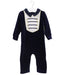 A Navy Long Sleeve Jumpsuits from Nicholas & Bears in size 12-18M for boy. (Front View)