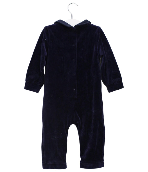 A Navy Long Sleeve Jumpsuits from Nicholas & Bears in size 12-18M for boy. (Back View)