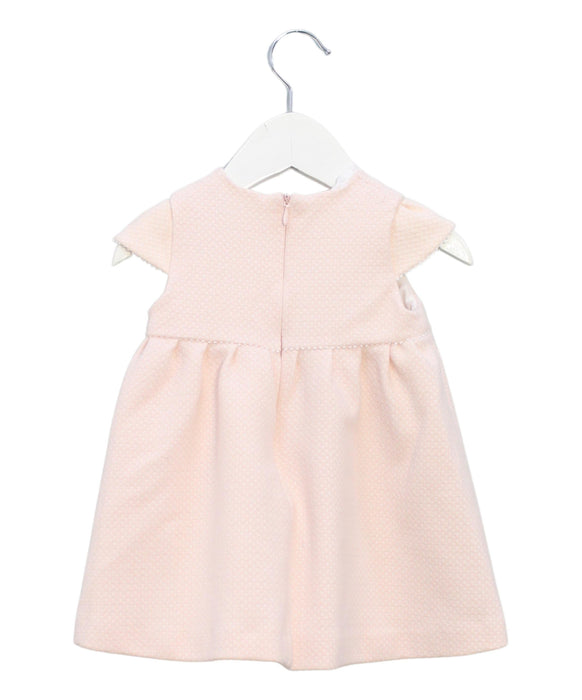 A Pink Short Sleeve Dresses from Tartine et Chocolat in size 6-12M for girl. (Back View)
