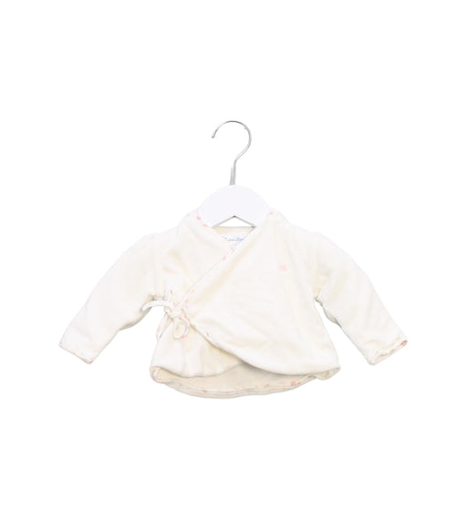 A White Sweatshirts from Ralph Lauren in size 0-3M for girl. (Front View)