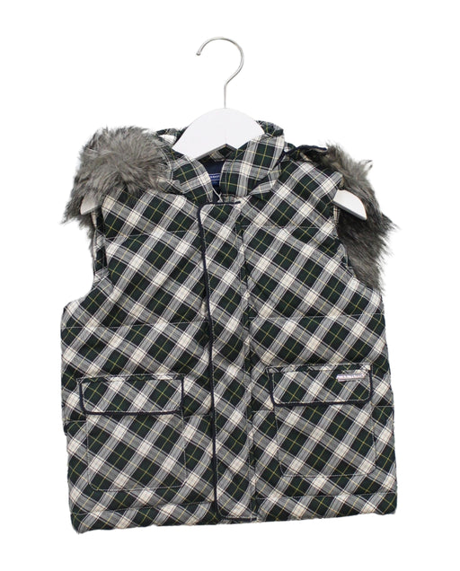 A Green Outerwear Vests from Nicholas & Bears in size 2T for girl. (Front View)
