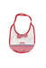 A Red Bibs from Ferrari in size O/S for boy. (Front View)