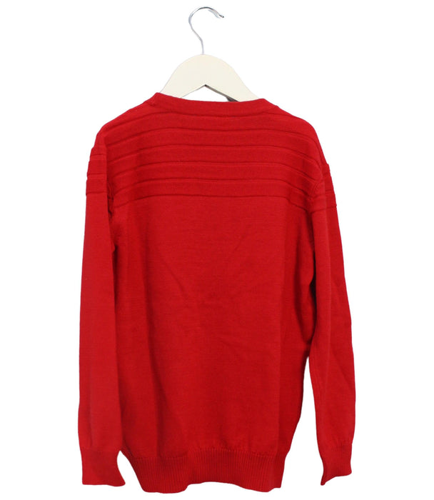A Red Cardigans from Ferrari in size 8Y for neutral. (Back View)