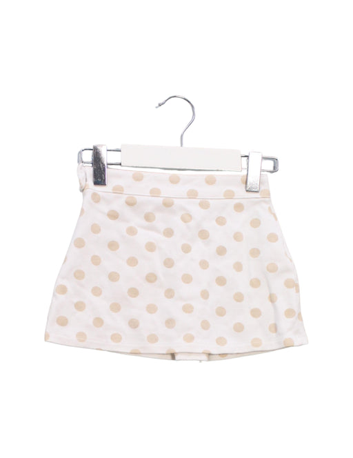 A White Short Skirts from Petit Bateau in size 4T for girl. (Front View)