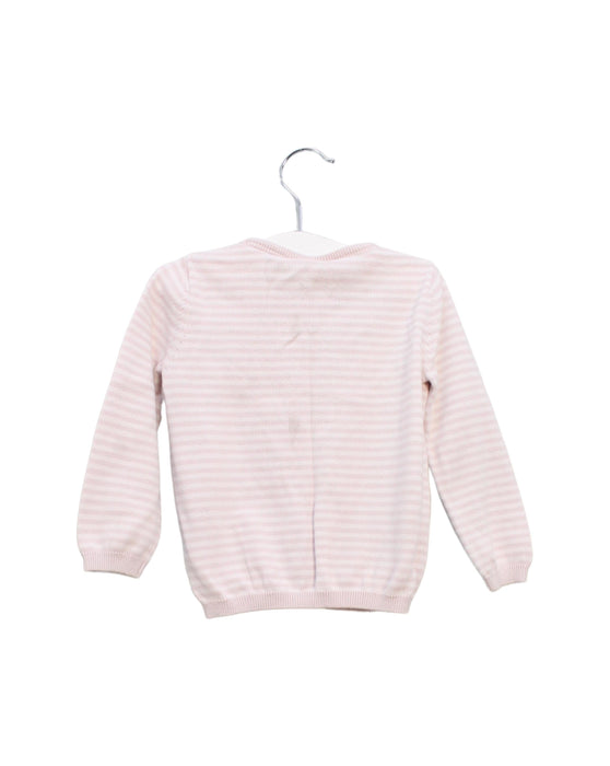 A Pink Cardigans from The Little White Company in size 12-18M for girl. (Back View)