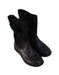 A Black Casual Boots from Geox in size 7Y for boy. (Front View)