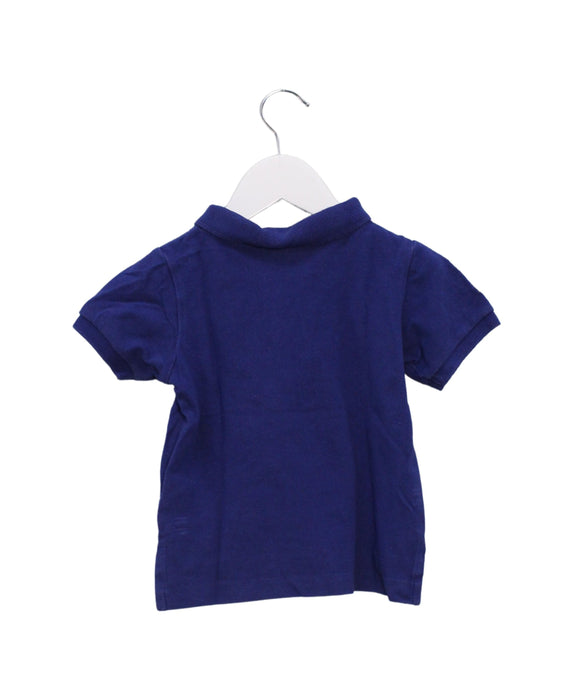 A Blue Short Sleeve Polos from Polo Ralph Lauren in size 12-18M for boy. (Back View)