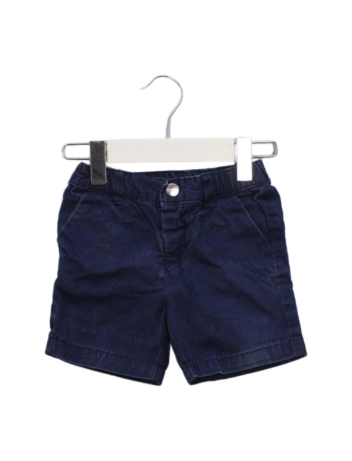 A Navy Shorts from Jacadi in size 6-12M for boy. (Front View)