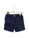A Navy Shorts from Jacadi in size 6-12M for boy. (Front View)