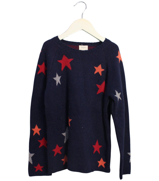 A Navy Knit Sweaters from Nanos in size 10Y for girl. (Front View)