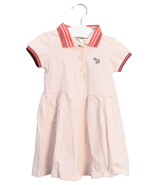 A Pink Short Sleeve Dresses from Paul Smith in size 12-18M for girl. (Front View)