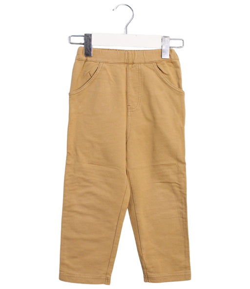 A Beige Casual Pants from Mides in size 2T for boy. (Front View)