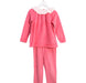 A Pink Pants Sets from Jacadi in size 4T for girl. (Front View)