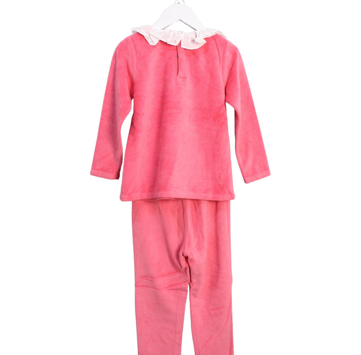 A Pink Pants Sets from Jacadi in size 4T for girl. (Back View)