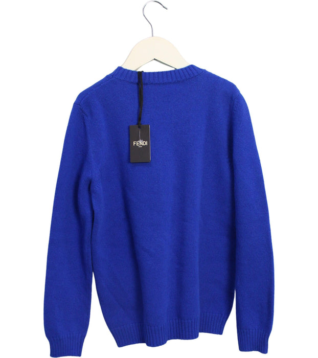 A Blue Knit Sweaters from Fendi in size 8Y for boy. (Back View)