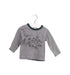 A Grey Long Sleeve Tops from Jacadi in size 3-6M for boy. (Front View)