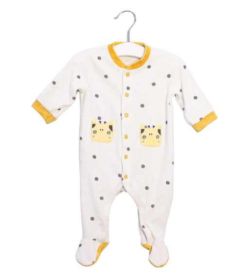 A White Onesies from Chicco in size 0-3M for boy. (Front View)