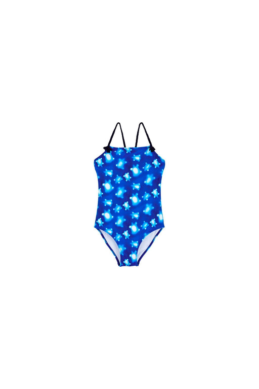 A Blue Swimsuits from Vilebrequin in size 4T for girl. (Front View)