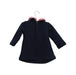 A Navy Long Sleeve Dresses from Jacadi in size 6-12M for girl. (Back View)