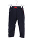 A Navy Sweatpants from Petit Bateau in size 3T for girl. (Front View)