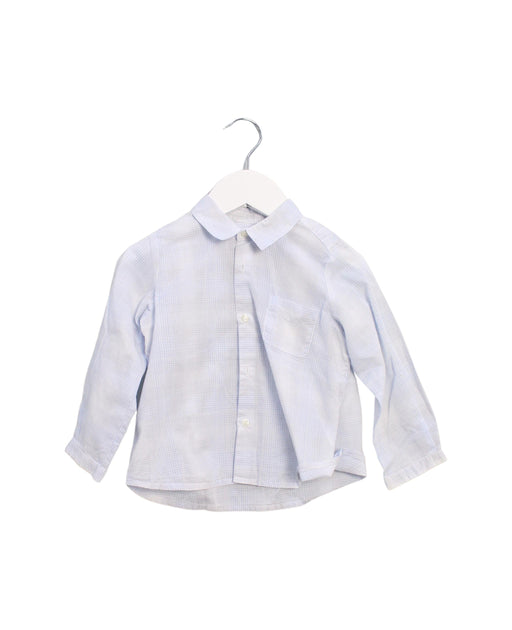 A Blue Shirts from Bonpoint in size 2T for boy. (Front View)