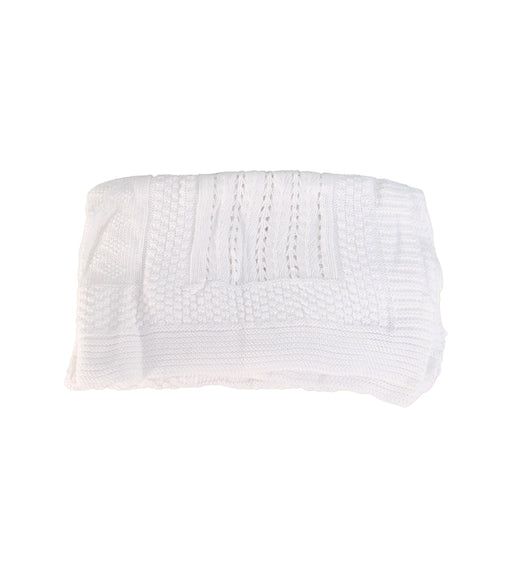 A White Blankets from The Little White Company in size O/S for neutral. (Front View)