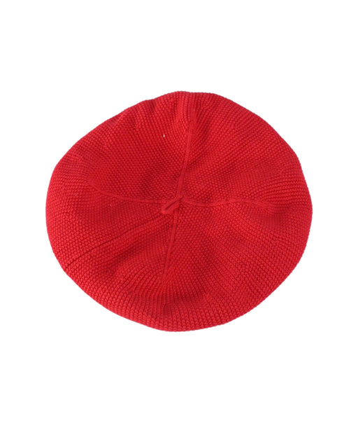 A Red Sun Hats from Janie & Jack in size 6-12M for girl. (Front View)