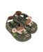 A Green Sandals from Ipanema in size 12-18M for boy. (Front View)