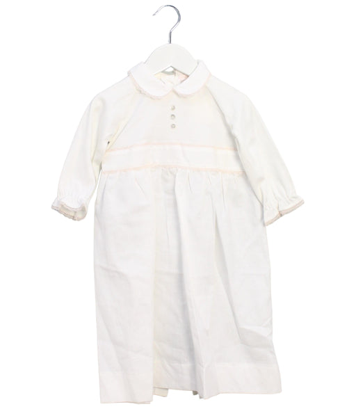 A White Long Sleeve Dresses from Les Enfantines in size 2T for girl. (Front View)