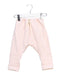 A Pink Casual Pants from Les Enfantines in size 3-6M for girl. (Front View)