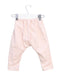 A Pink Casual Pants from Les Enfantines in size 3-6M for girl. (Back View)