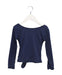 A Navy Long Sleeve Tops from Moody Tiger in size 4T for girl. (Front View)
