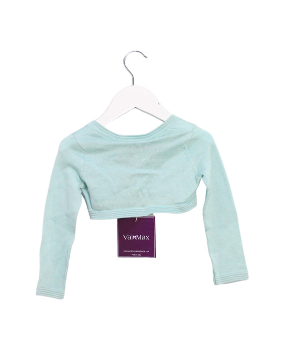 A Teal Cardigans from ValMax in size 3T for girl. (Back View)
